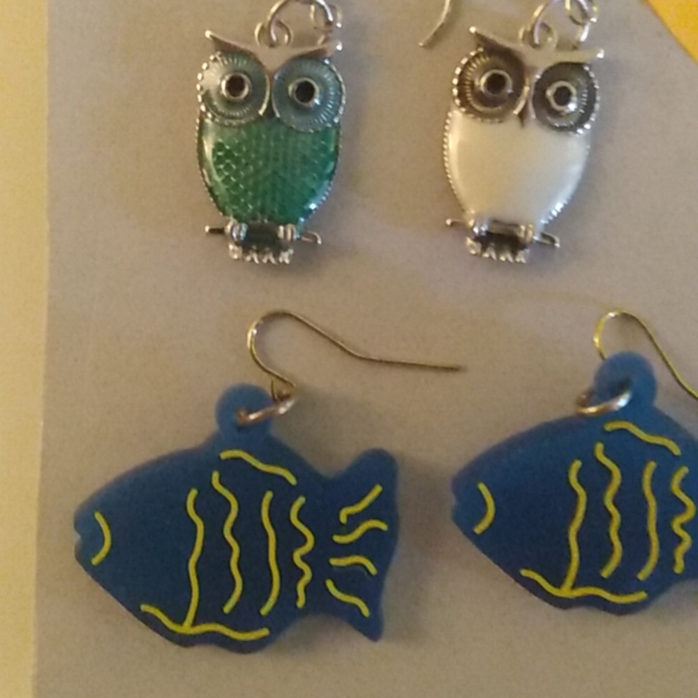 Handmade earrings two pair